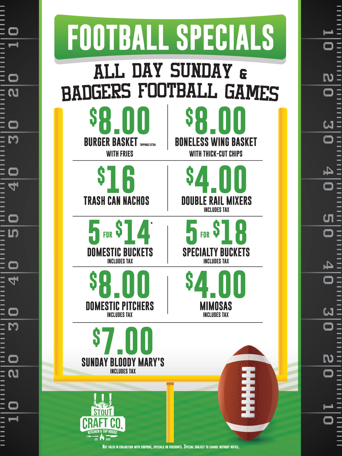 Sunday Specials and Badger Games