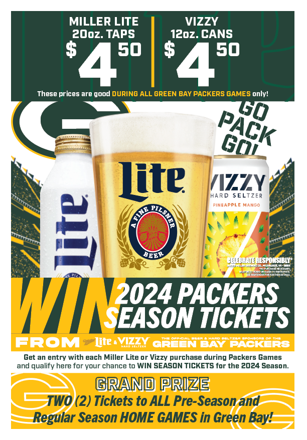 Packers Ticket Special